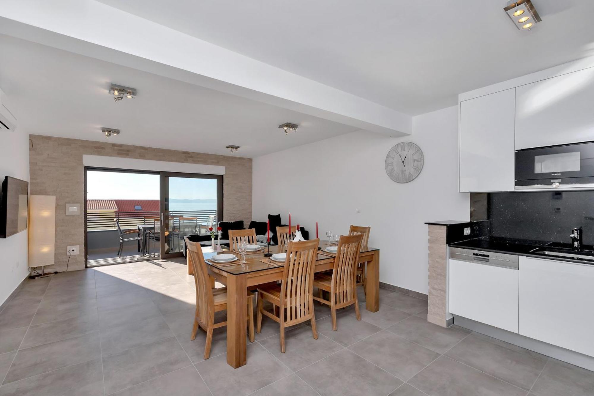 Luxury Apartment Sidro With Free Beach Parking Макарська Екстер'єр фото